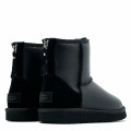 WOMEN'S CLASSIC MINI ZIP METALLIC BLACK