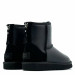 WOMEN'S CLASSIC MINI ZIP METALLIC BLACK