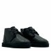 KID'S NEUMEL II ZIP LEATHER BLACK