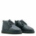 KID'S NEUMEL II ZIP LEATHER GREY