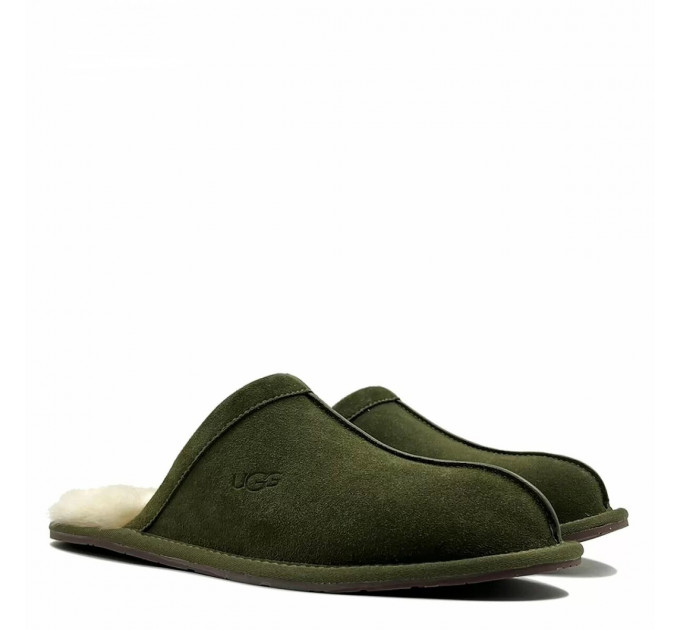 MEN'S SLIPPERS SCUFF BURNT OLIVE
