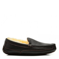 MEN'S ASCOT LEATHER CHOCOLATE