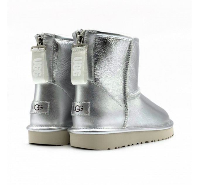 ZIP MINI LOGO SILVER
