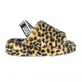 FLUFF YEAH LOGO SLIDE LEOPARD