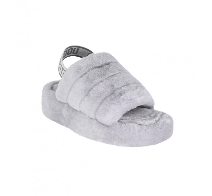 FLUFF YEAH LOGO SLIDE VIOLET