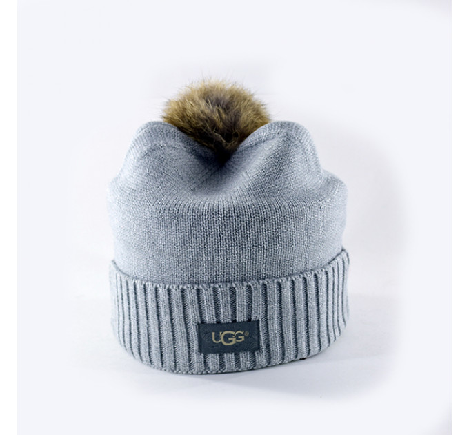 UGG NAOMI CASHMERE HAT GREY