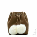 СУМКА UGG AALIYAH BUCKET CROSSBODY POM CHESTNUT