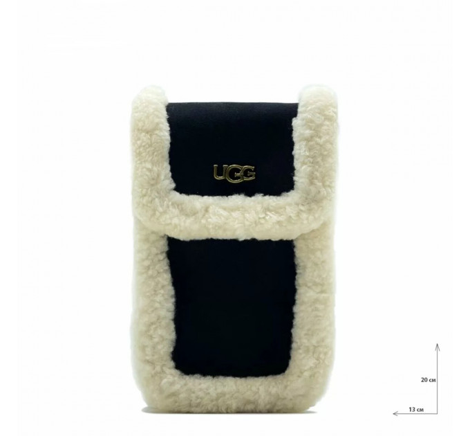 СУМКА UGG HERITAGE MINI CROSSBODY BLACK