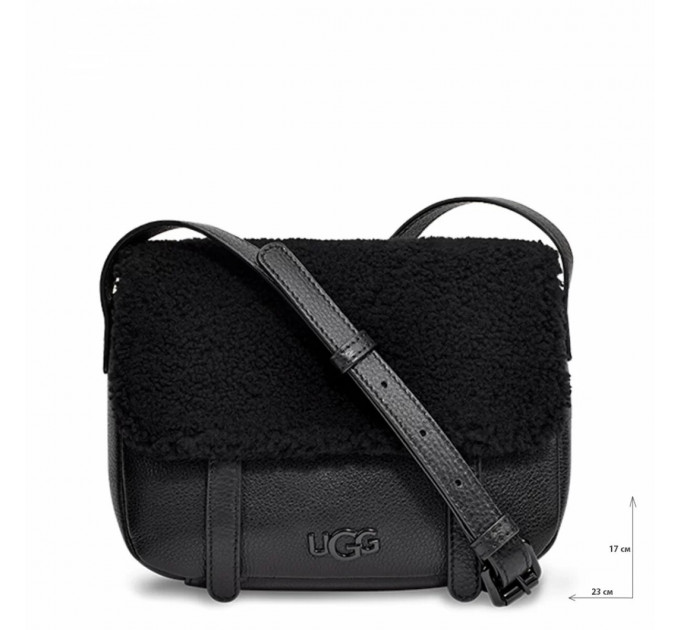 СУМКА UGG BIA MINI SCHOOL BAG LEATHER BLACK