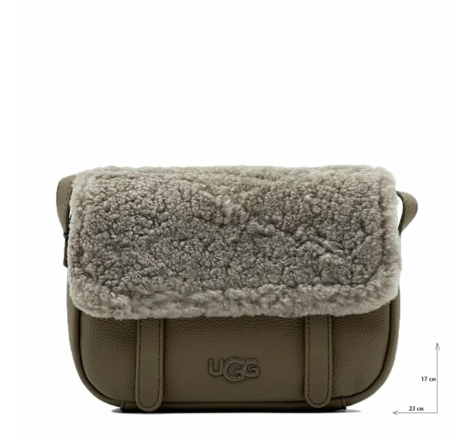 СУМКА UGG BIA MINI SCHOOL BAG LEATHER CAPPUCCINO