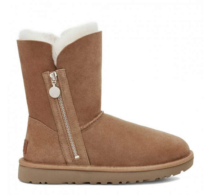 BAILEY ZIP SHORT CHESTNUT