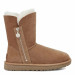 BAILEY ZIP SHORT CHESTNUT