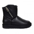 MINI OBLIQUE ZIP BLACK