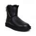 MINI OBLIQUE ZIP BLACK