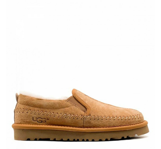 STITCH SLIP ON CHESTNUT
