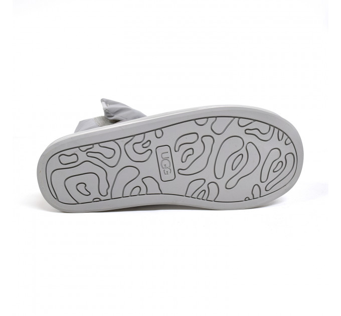 CLEAR QUILTY BOOTS GREY