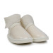 CLEAR QUILTY BOOTS WHITE