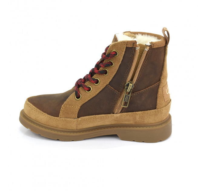 KID'S KNEE HIGH BOOTS CHESTNUT