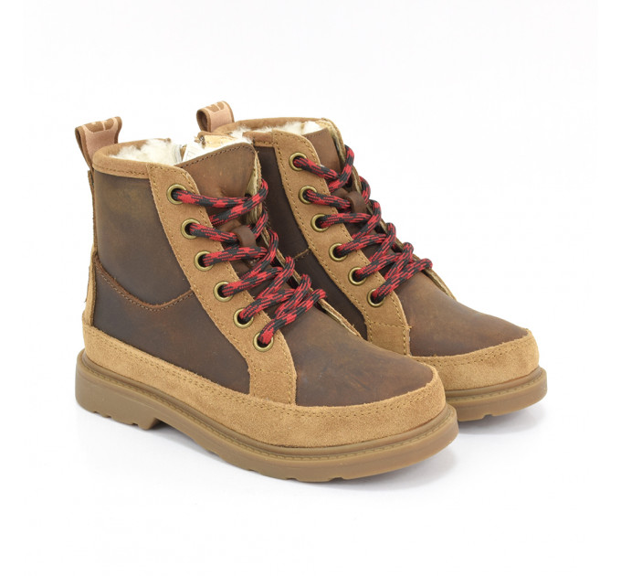 KID'S KNEE HIGH BOOTS CHESTNUT