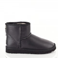 MEN`S ONE ZIP MINI BOOT BLACK
