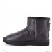 MEN`S ONE ZIP MINI BOOT BLACK