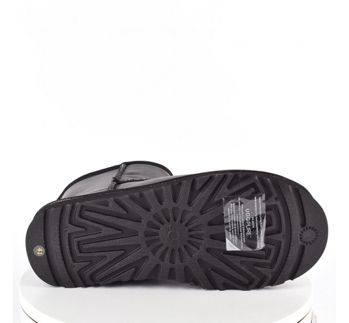 MEN`S ONE ZIP MINI BOOT BLACK