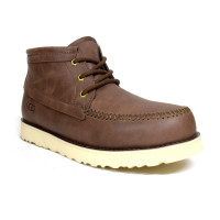 MEN`S CAMPOUT CHUKKA LEATHER CHOCOLATE