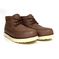 MEN`S CAMPOUT CHUKKA LEATHER CHOCOLATE