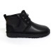 MEN`S NEUMEL ZIP LEATHER BLACK