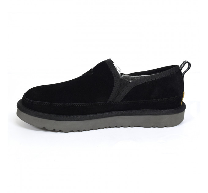 MEN'S SLIPPERS SCUFF ROMEO BLACK