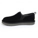 MEN'S SLIPPERS SCUFF ROMEO BLACK