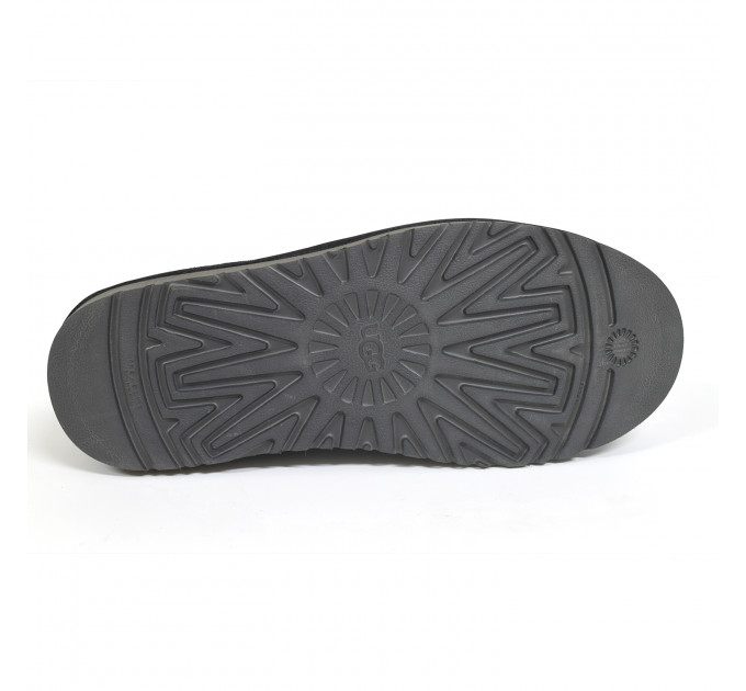 MEN'S SLIPPERS SCUFF ROMEO BLACK