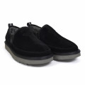 MEN'S SLIPPERS SCUFF ROMEO BLACK