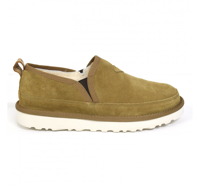 MEN'S SLIPPERS SCUFF ROMEO CHESTNUT