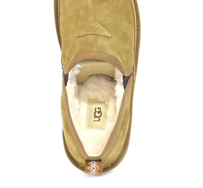 MEN'S SLIPPERS SCUFF ROMEO CHESTNUT