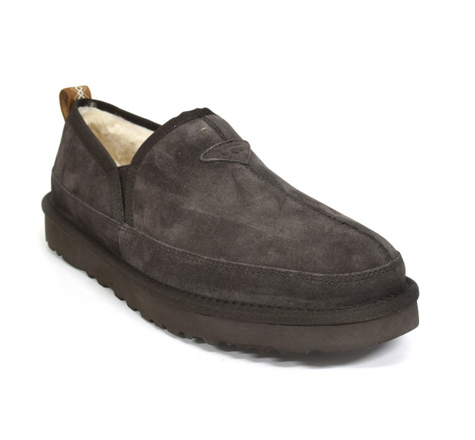 MEN'S SLIPPERS SCUFF ROMEO CHOCOLATE