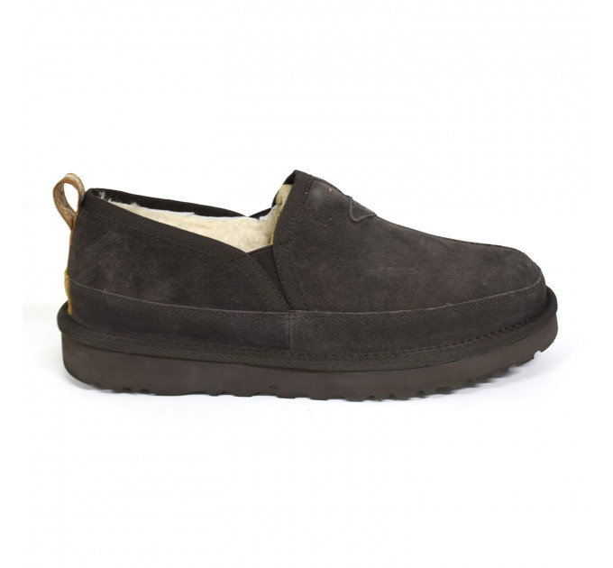 MEN'S SLIPPERS SCUFF ROMEO CHOCOLATE