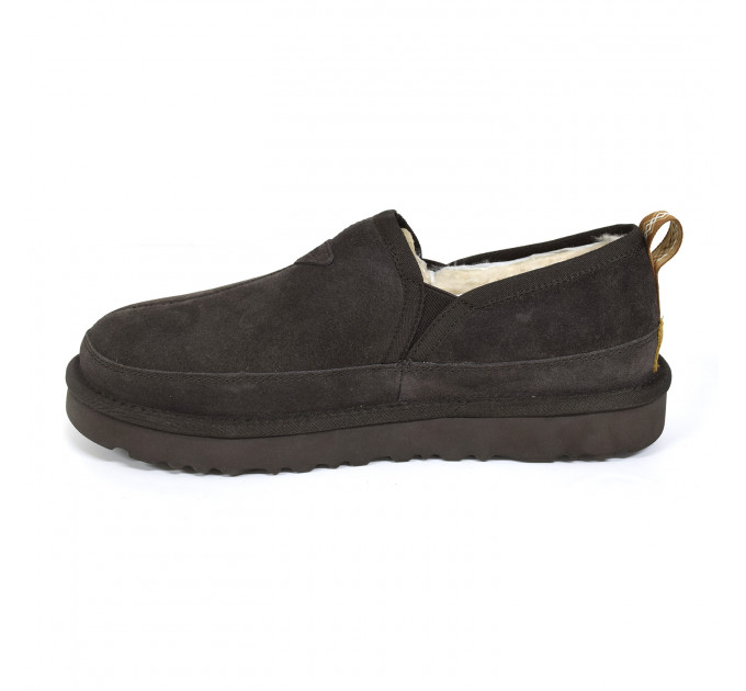 MEN'S SLIPPERS SCUFF ROMEO CHOCOLATE