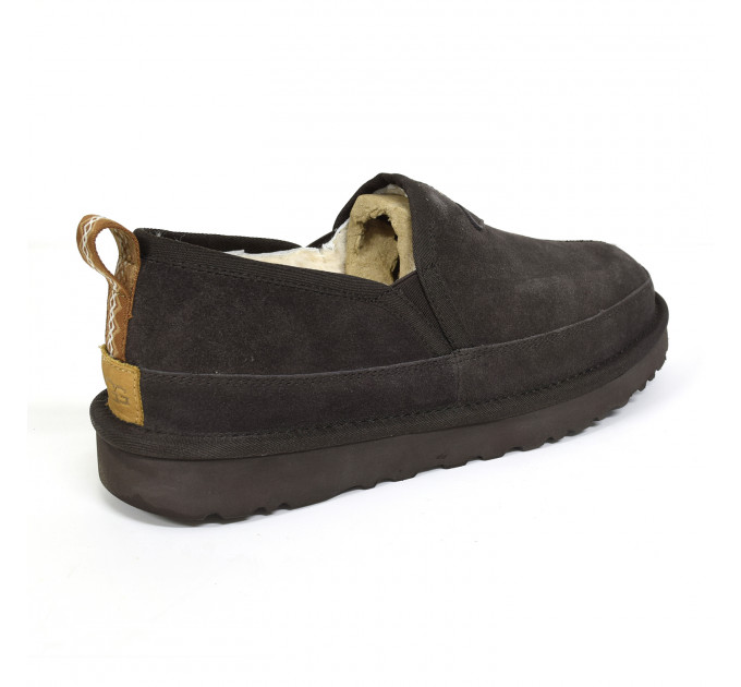 MEN'S SLIPPERS SCUFF ROMEO CHOCOLATE