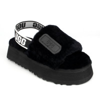 WOMEN'S DISCO SLIDE BLACK WOMEN'S DISCO SLIDE BLACK