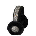 EARMUFF SEQUINS BLACK