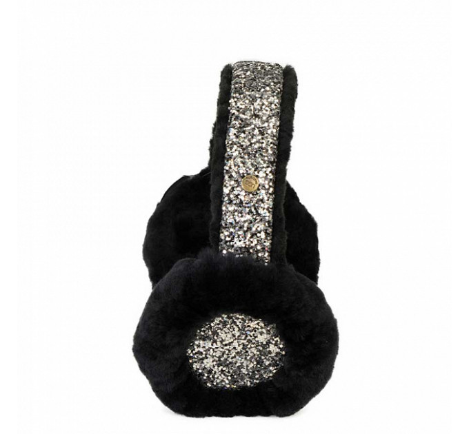 EARMUFF SEQUINS BLACK