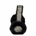 EARMUFF SEQUINS BLACK