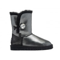 KID'S BAILEY BUTTON I DO SHEEPSKIN BLACK