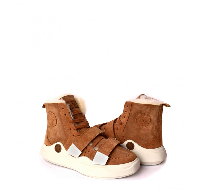 UGG SNEAKERS SIOUX TRAINER CHESTNUT