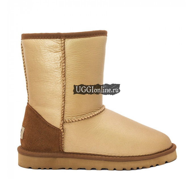 CLASSIC SHORT METALLIC SOFT GOLD