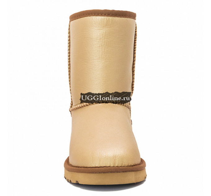 CLASSIC SHORT METALLIC SOFT GOLD