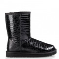 CLASSIC SHORT CROCO BLACK