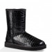 CLASSIC SHORT CROCO BLACK