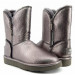 JIMMY CHOO GRANULAR SKIN GREY